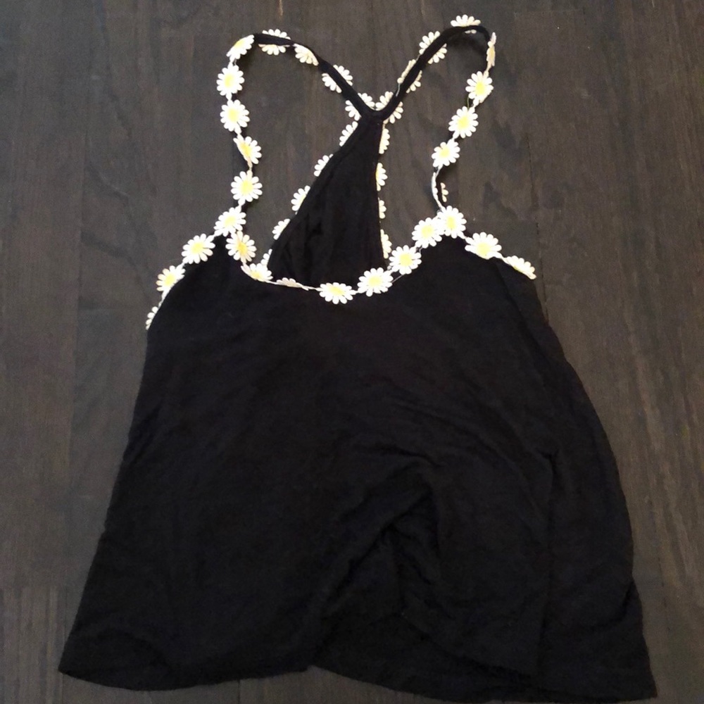 LF black razor back tank